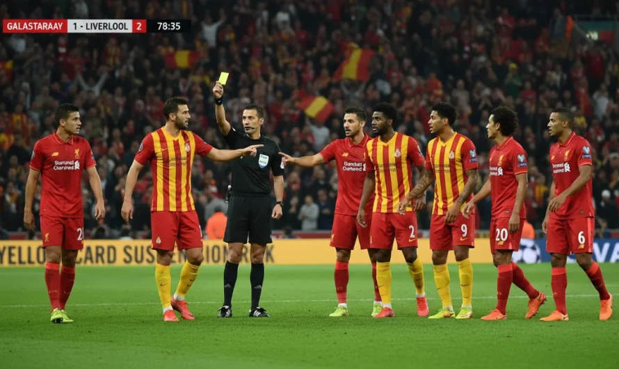 Six Galatasaray Players Face Yellow Card Suspension Risk Against Liverpool
