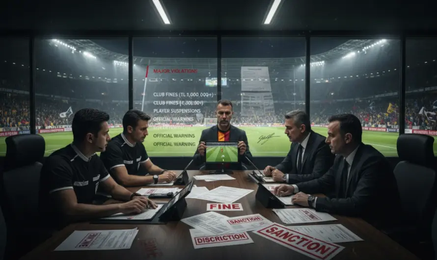 Futbolda Sert Kararlar: Dört Büyüklerin Ceza Dosyası